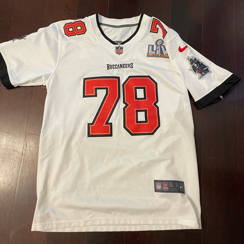Tampa Bay Buccaneers Stitched New Tristin Wirfs Mens Jersey